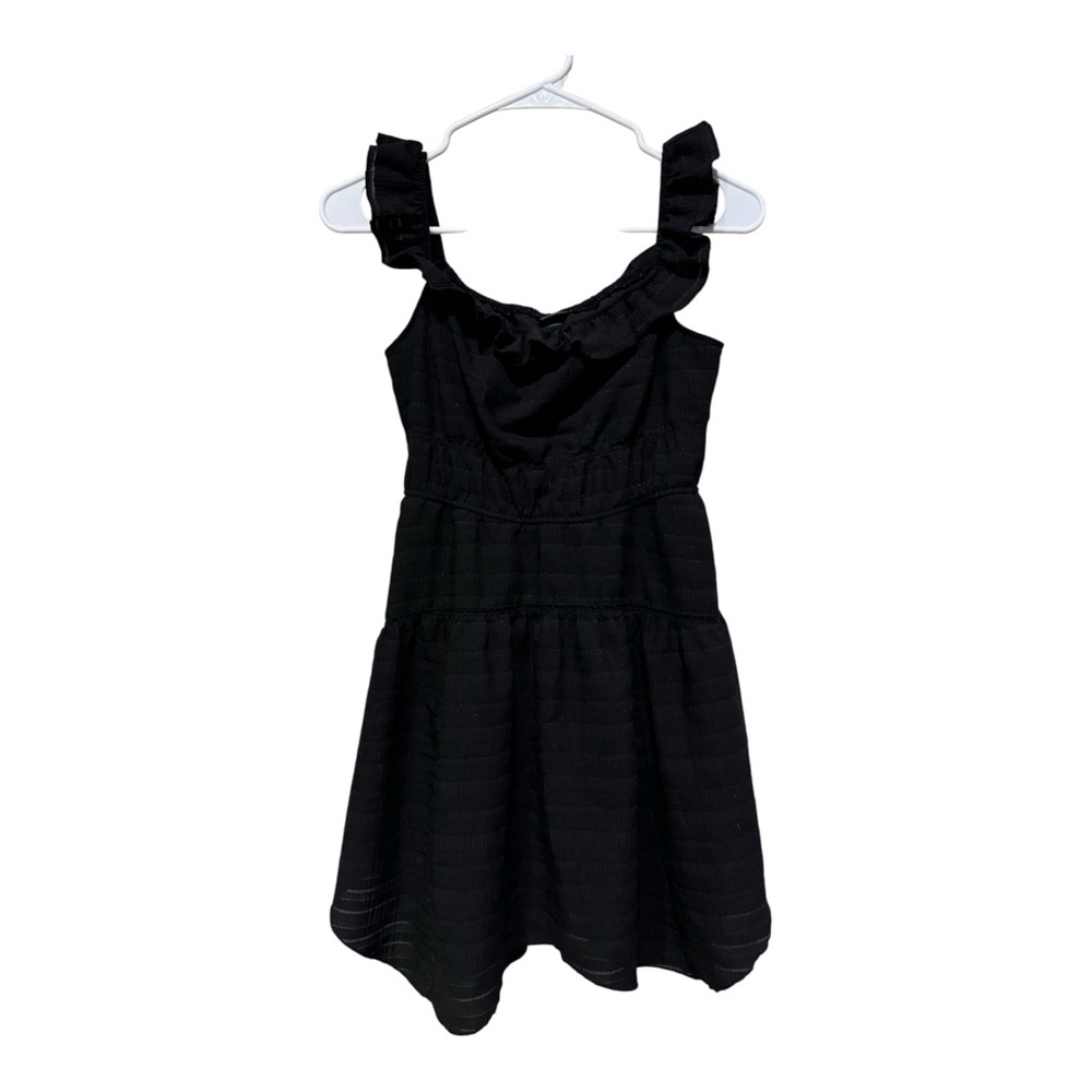 Wild Fable Black Ruffled Mini Dress‎